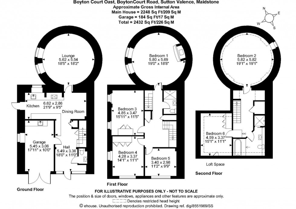 Floorplan for Boyton Court Road, Sutton Valence, Maidstone