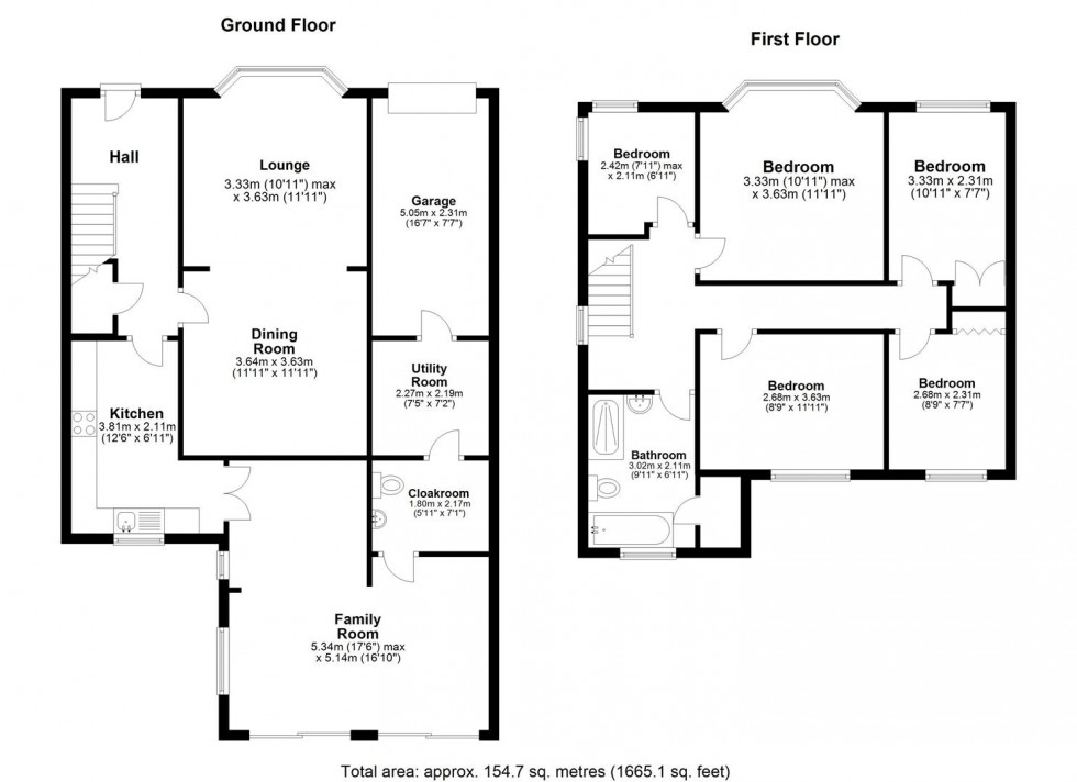 Floorplan for Boxley Road, Penenden Heath, Maidstone