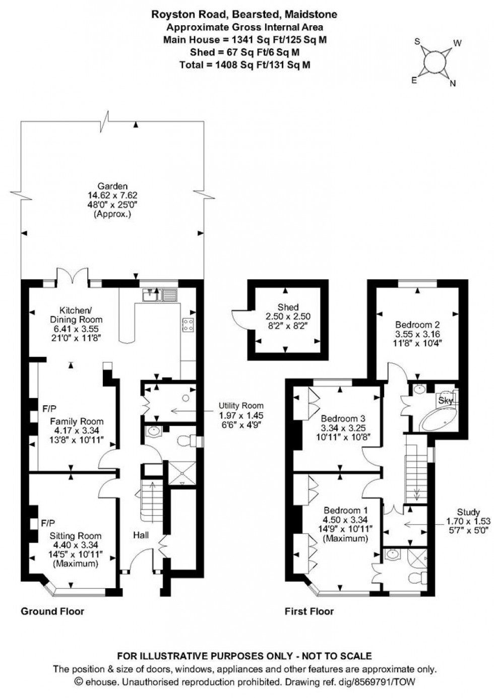 Floorplan for Royston Road, Bearsted, Maidstone