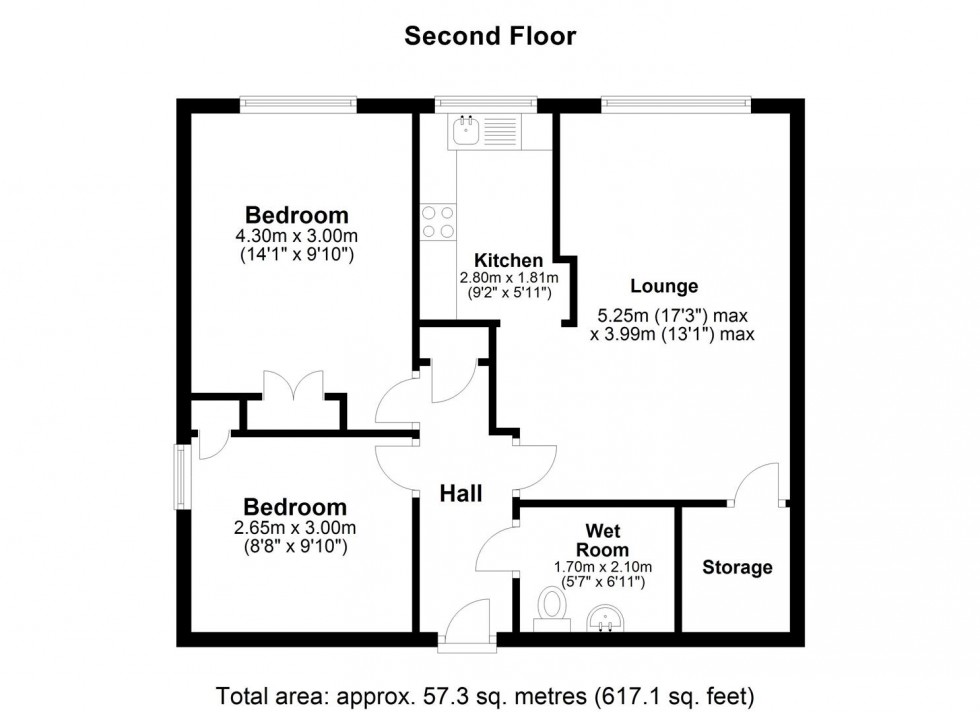 Floorplan for Queen Anne Road, Maidstone