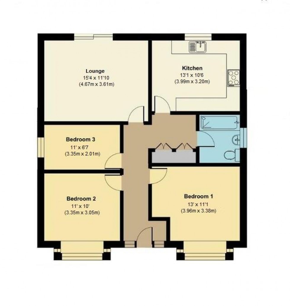 Floorplan for Heath Road, Maidstone