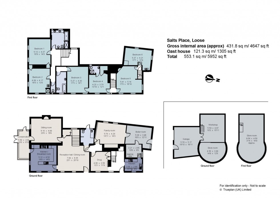 Floorplan for Salts Lane, Loose, Maidstone