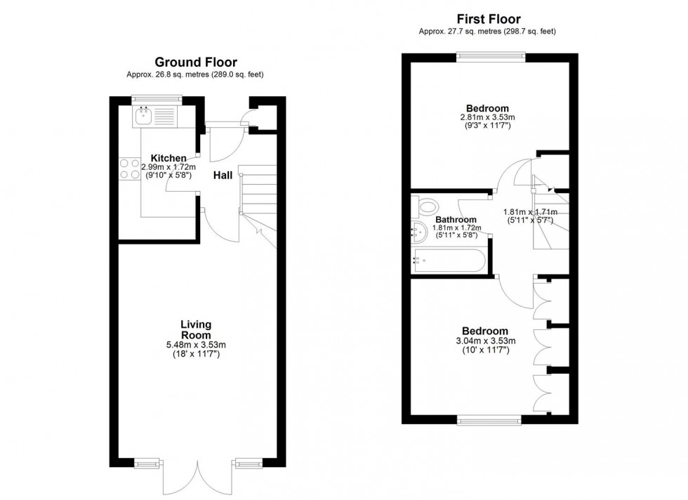 Floorplan for The Rocks Road, East Malling, West Malling