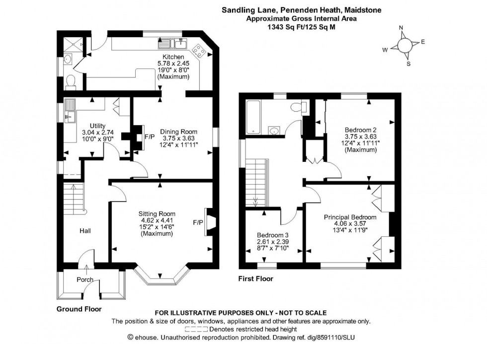 Floorplan for Sandling Lane, Penenden Heath, Maidstone