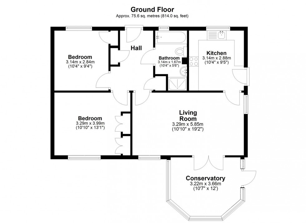 Floorplan for Mcalpine Crescent, Loose, Maidstone