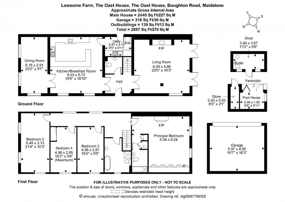 Floorplan for Boughton Road, Sandway, Maidstone