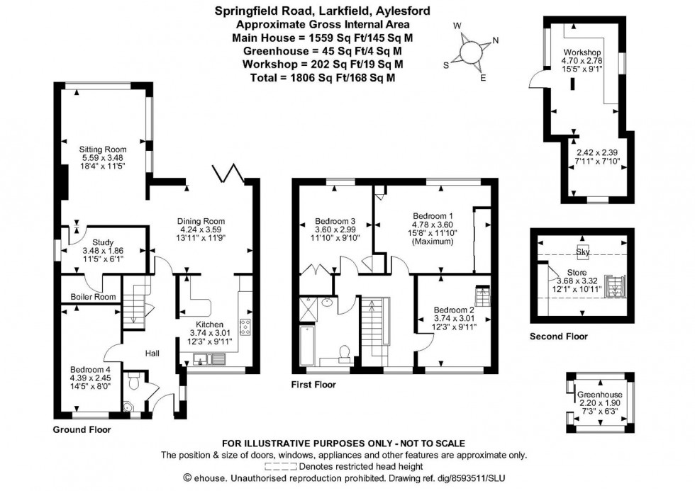 Floorplan for Springfield Road, Larkfield, Aylesford