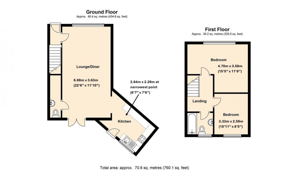 Floorplan for Partridge Avenue, Larkfield, Aylesford