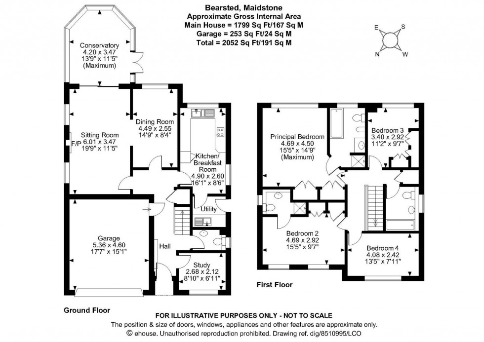 Floorplan for Windmill Heights, Bearsted, Maidstone