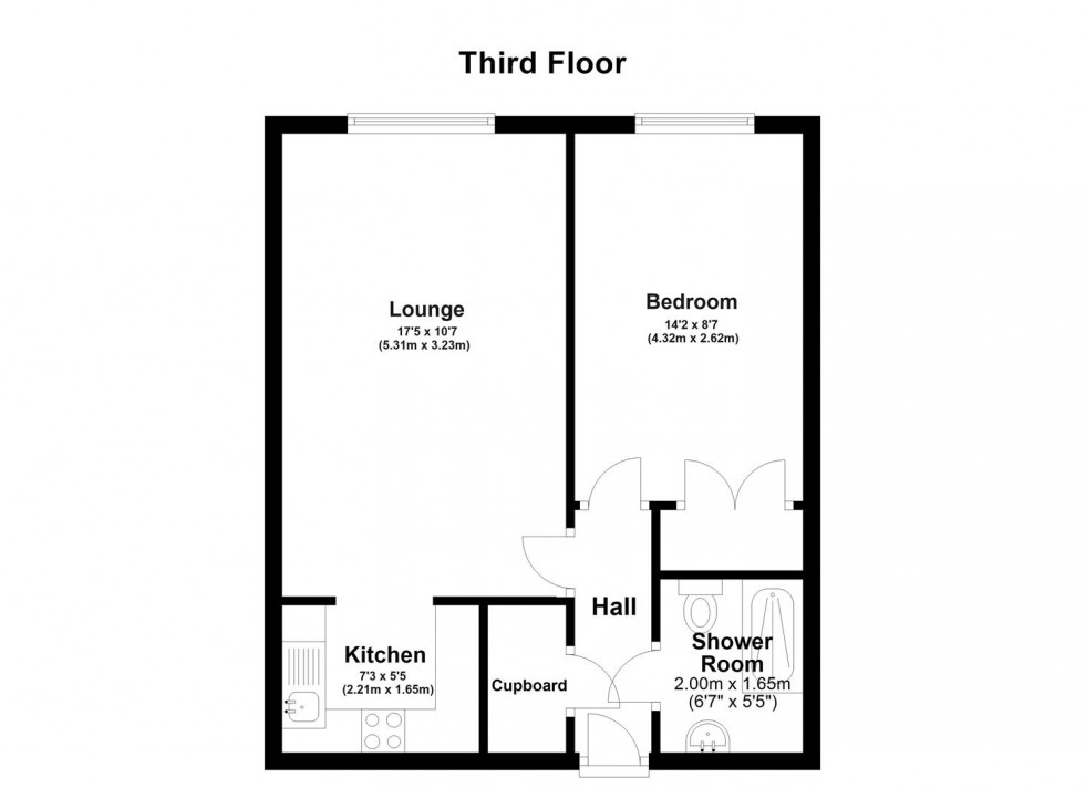 Floorplan for Queen Anne Road, Maidstone