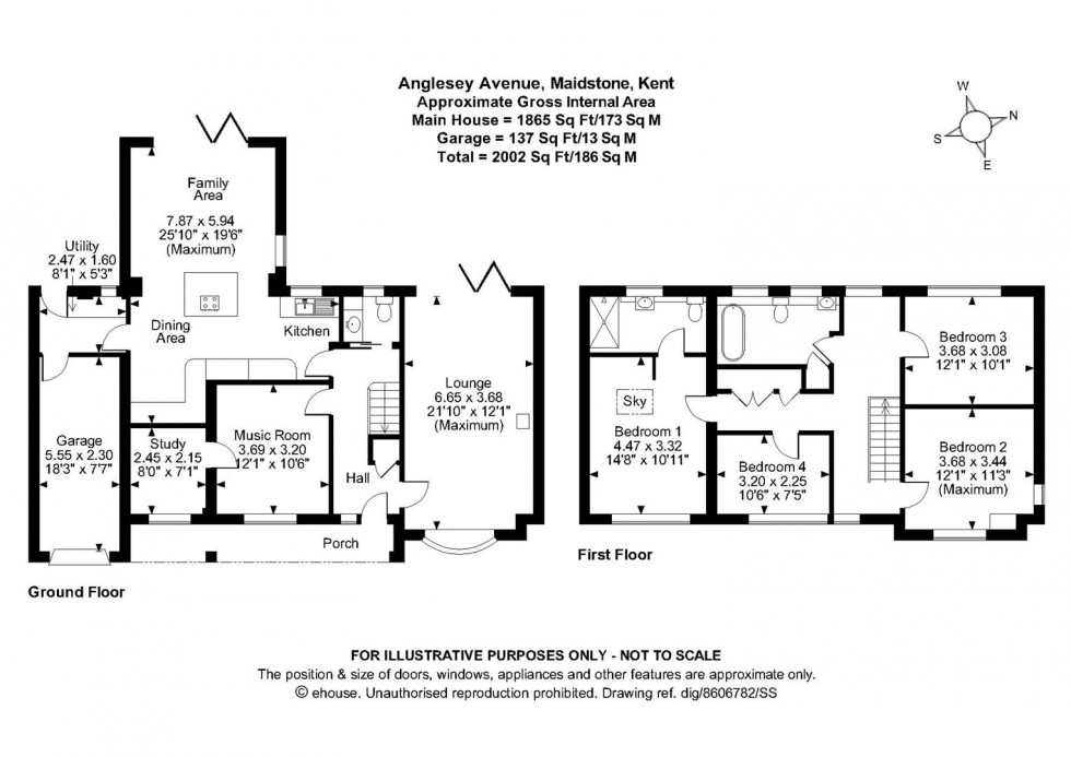 Floorplan for Anglesey Avenue, Maidstone