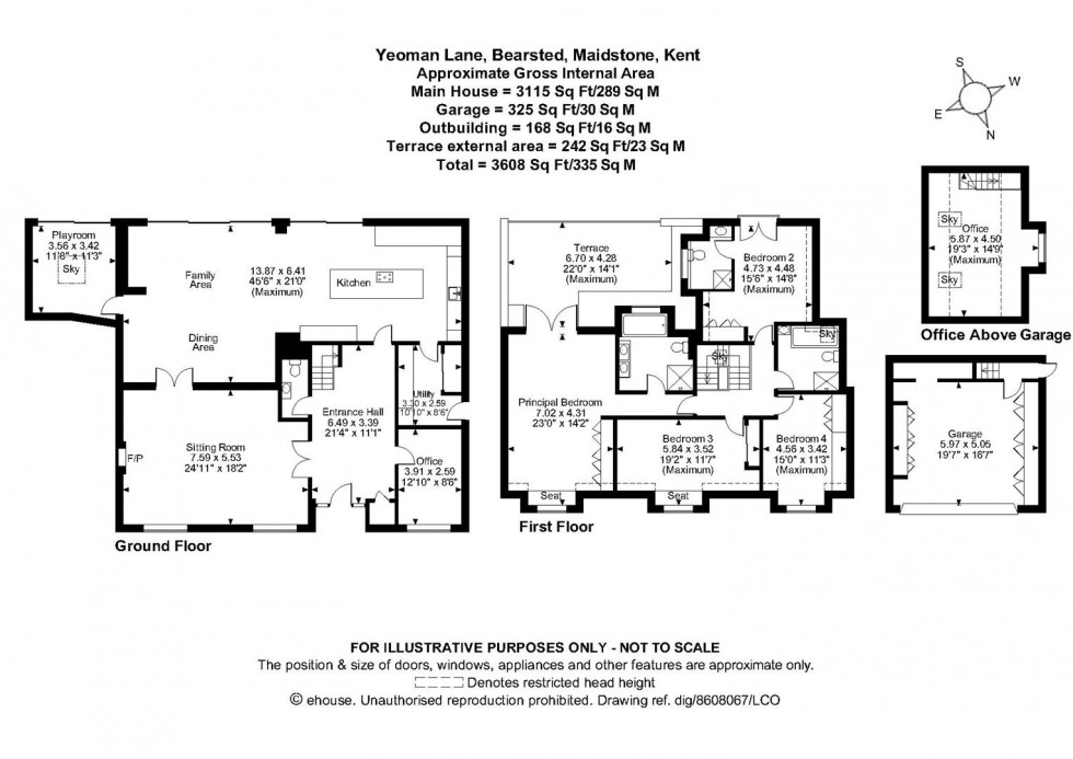 Floorplan for Yeoman Lane, Bearsted, Maidstone