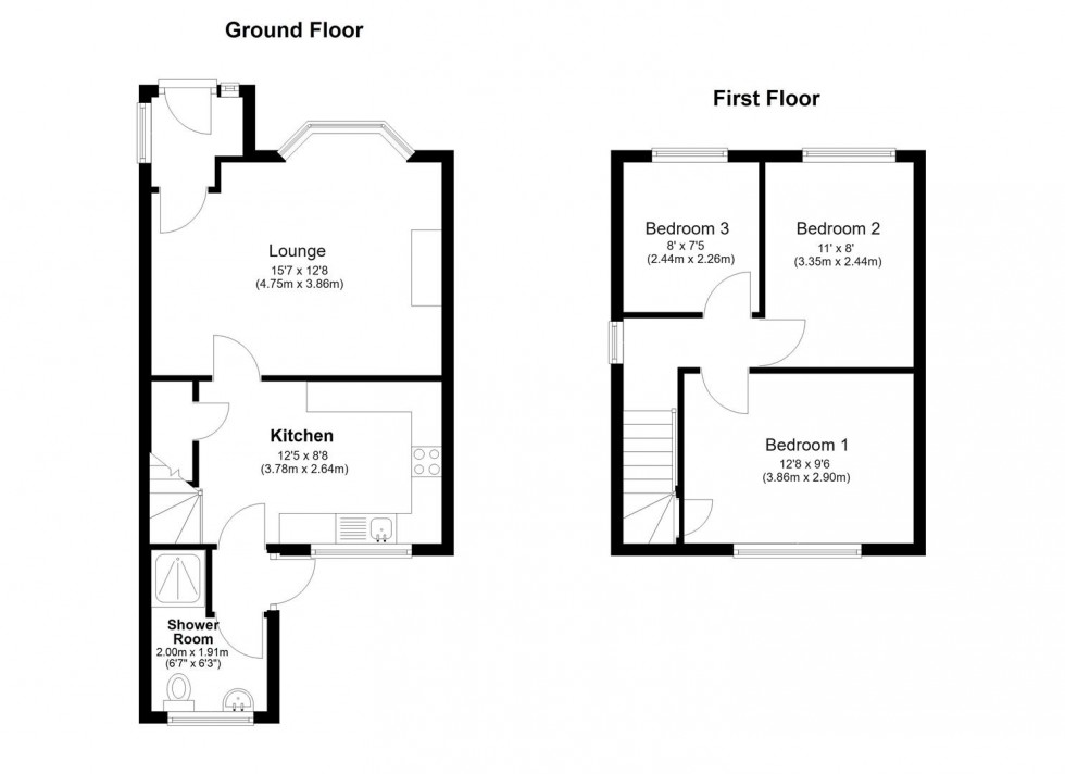 Floorplan for Calder Road, Maidstone