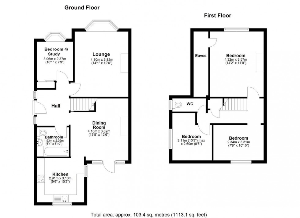 Floorplan for Maple Avenue, Maidstone