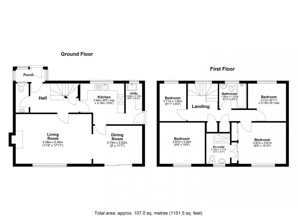 Floorplan for Tollgate Way, Sandling, Maidstone