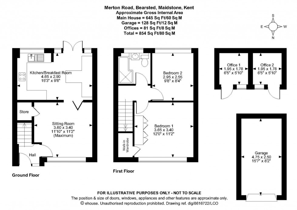 Floorplan for Merton Road, Bearsted, Maidstone