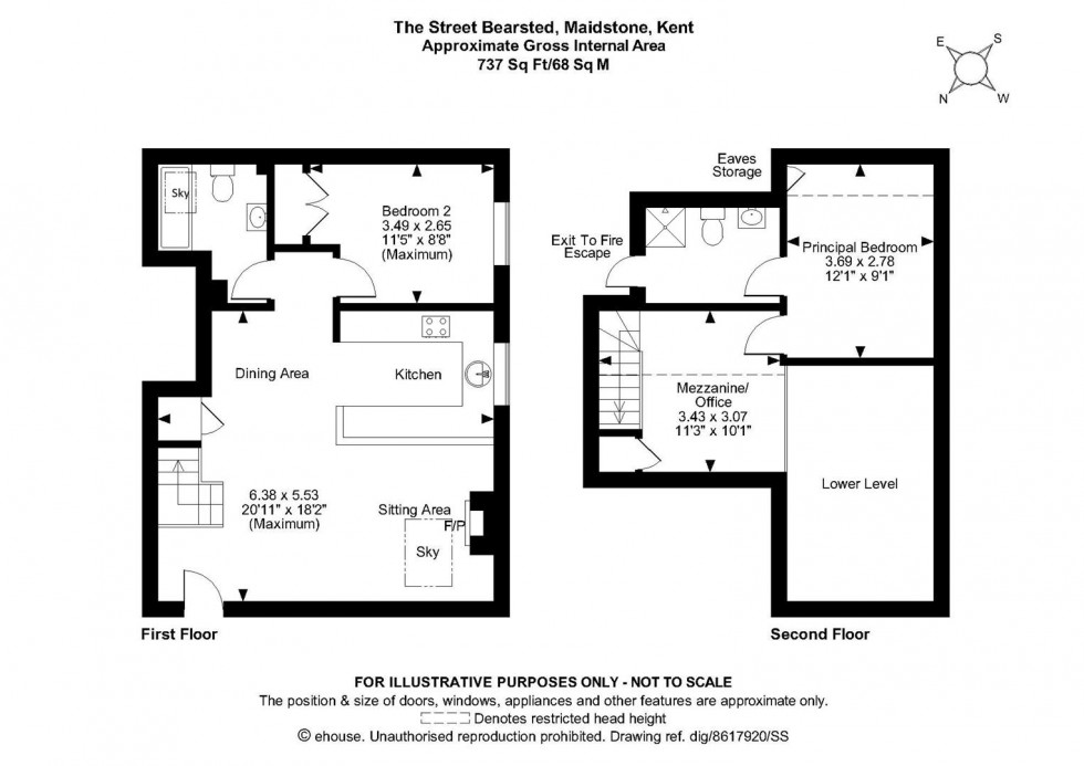 Floorplan for The Street, Bearsted, Maidstone