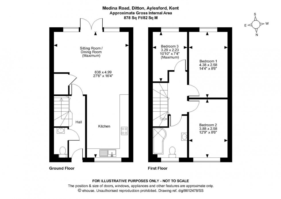 Floorplan for Medina Road, Ditton, Aylesford