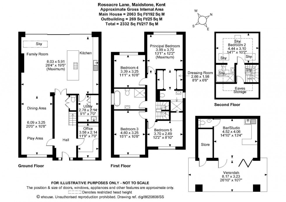 Floorplan for Roseacre Lane, Bearsted, Maidstone