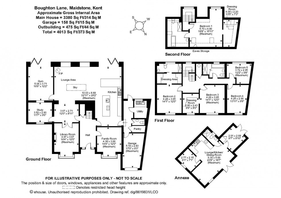 Floorplan for Boughton Lane, Maidstone