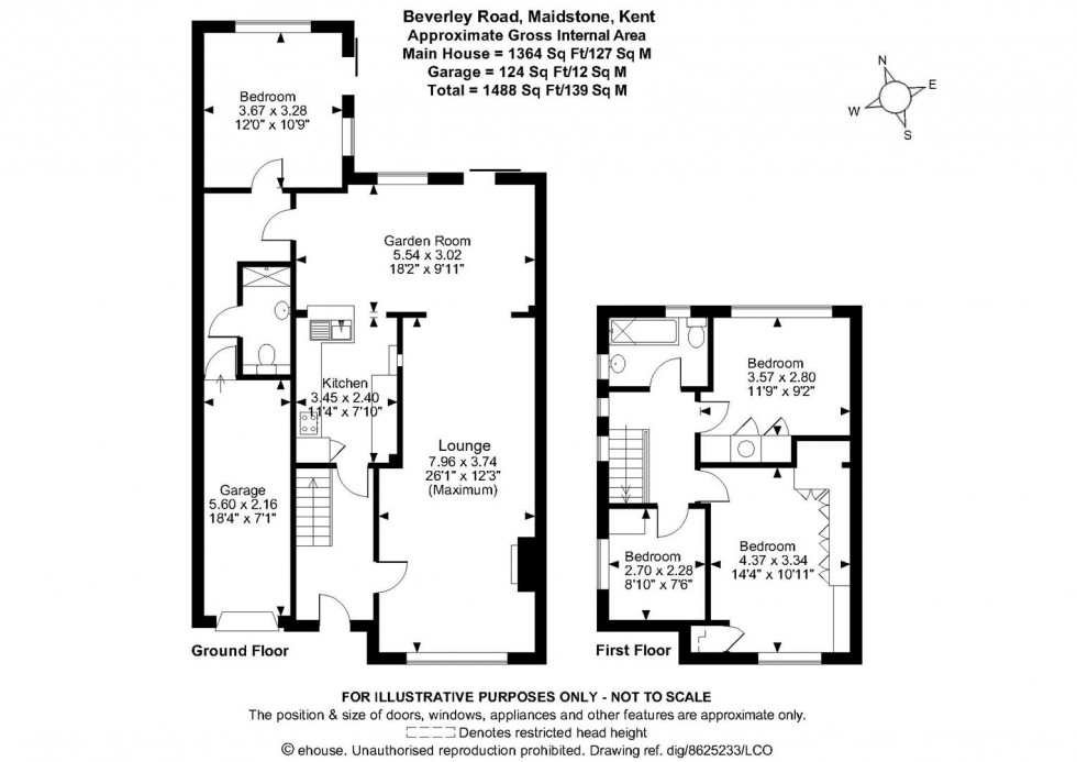 Floorplan for Beverley Road, Maidstone