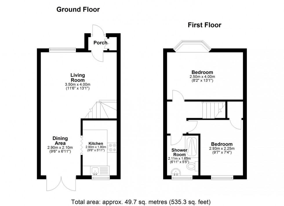 Floorplan for Marlowe Road, Larkfield, Aylesford