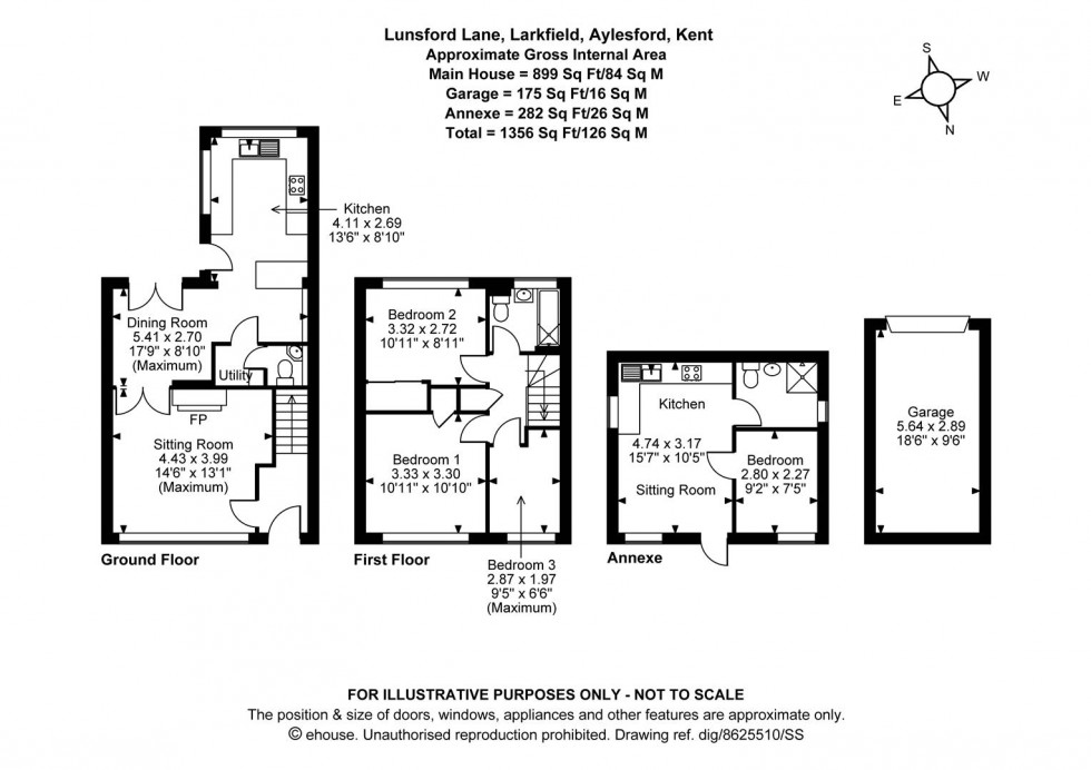 Floorplan for Lunsford Lane, Larkfield, Aylesford