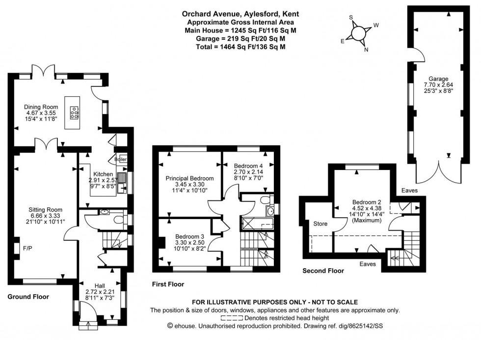 Floorplan for Orchard Avenue, Aylesford