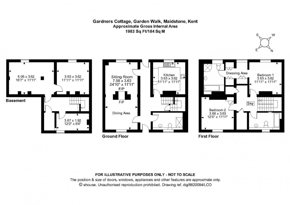 Floorplan for Garden Walk, Maidstone