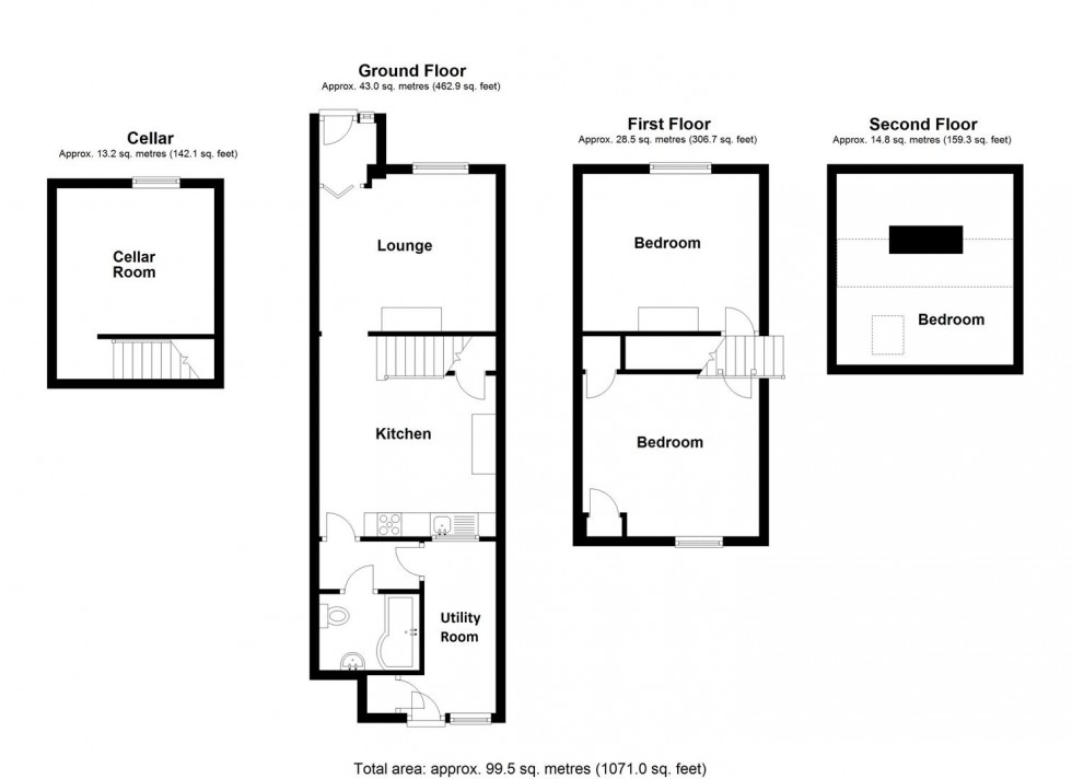 Floorplan for Melville Road, Maidstone