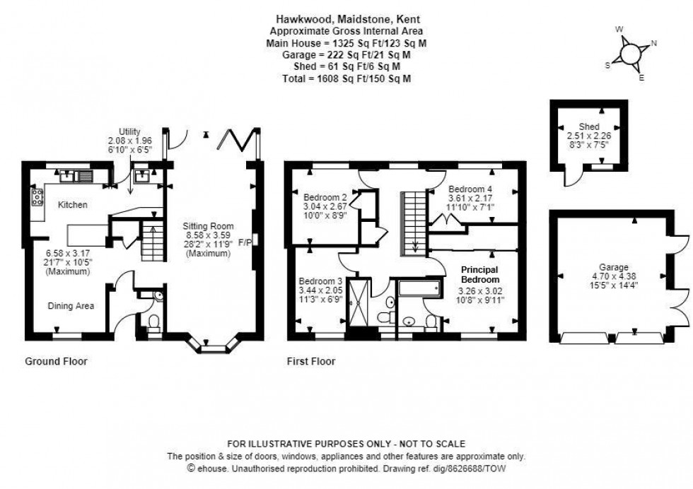 Floorplan for Hawkwood, Allington, Maidstone