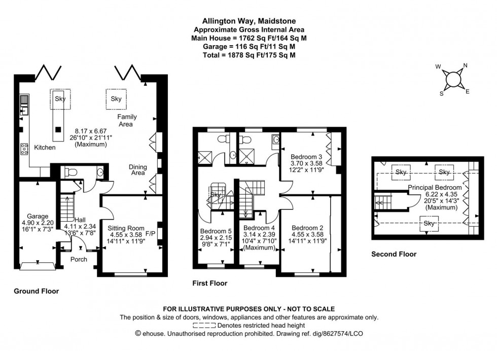 Floorplan for Allington Way, Allington, Maidstone