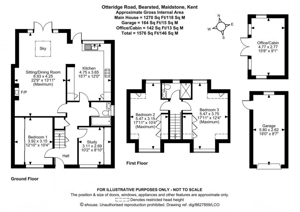 Floorplan for Otteridge Road, Bearsted, Maidstone