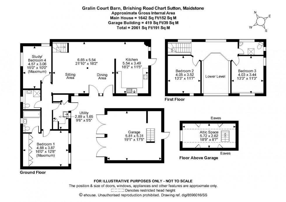 Floorplan for Brishing Road, Chart Sutton, Maidstone