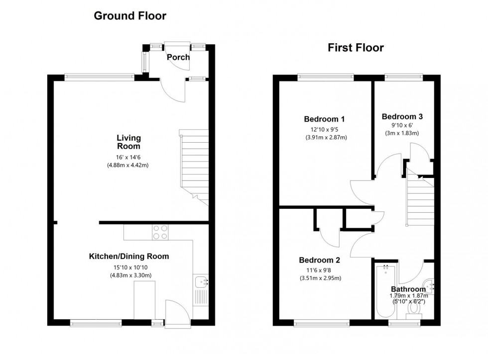 Floorplan for Bedgebury Close, Maidstone