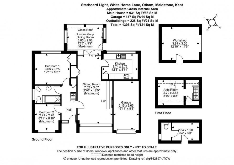 Floorplan for White Horse Lane, Otham, Maidstone