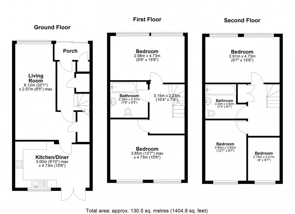 Floorplan for Birnam Square, Maidstone