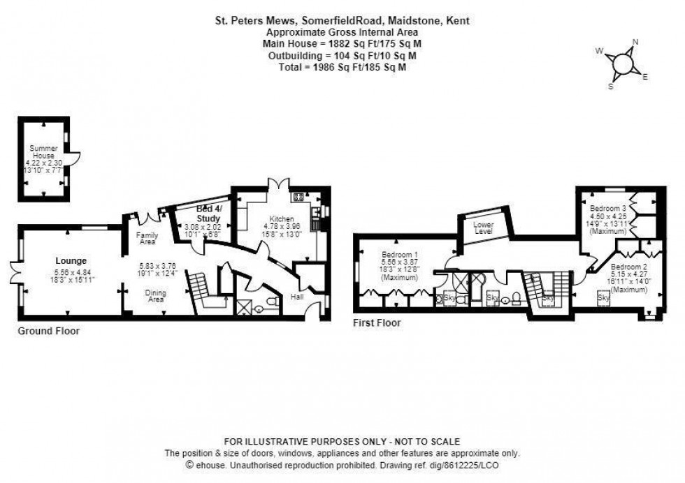 Floorplan for Somerfield Road, Maidstone