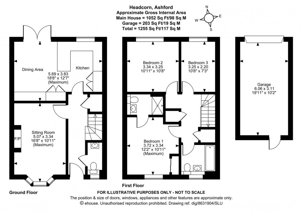 Floorplan for The Weavers, Headcorn, Ashford