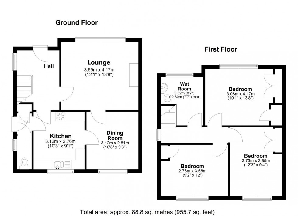 Floorplan for Essex Road, Maidstone