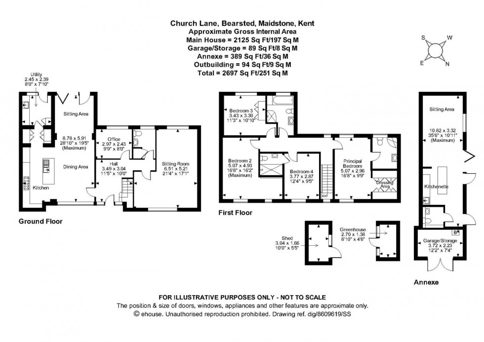 Floorplan for Church Lane, Bearsted, Maidstone