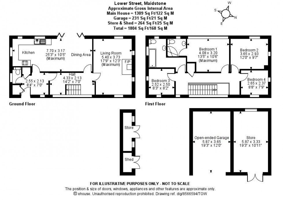 Floorplan for Lower Street, Leeds, Maidstone