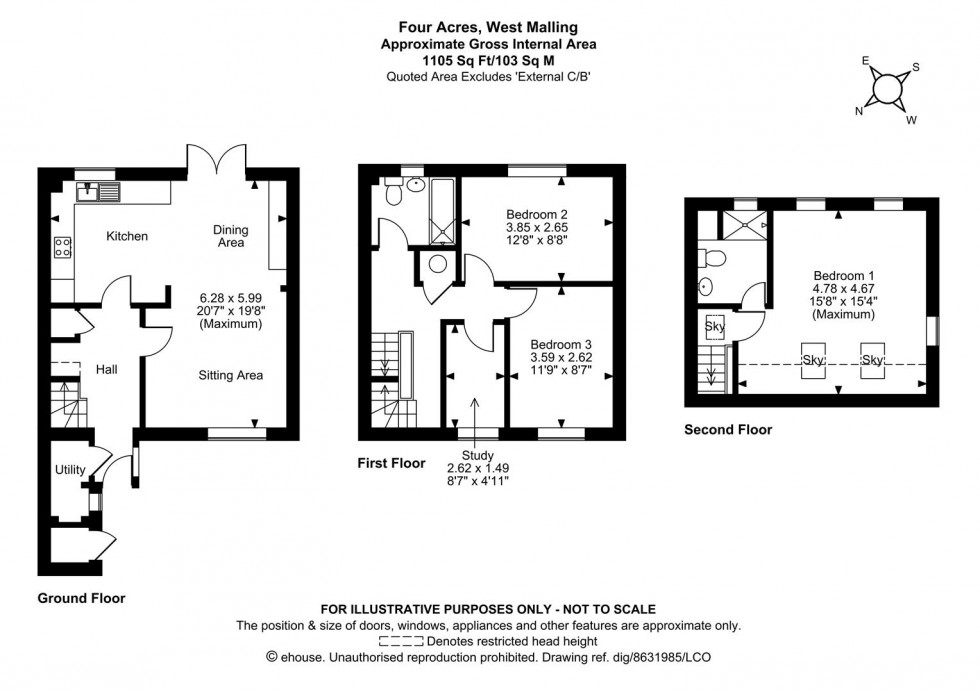 Floorplan for Four Acres, East Malling