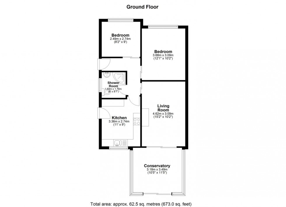 Floorplan for Newbury Avenue, Maidstone