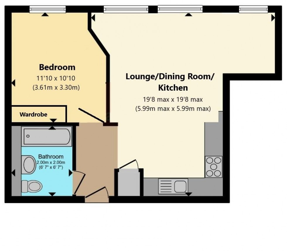 Floorplan for Knightrider Street, Maidstone