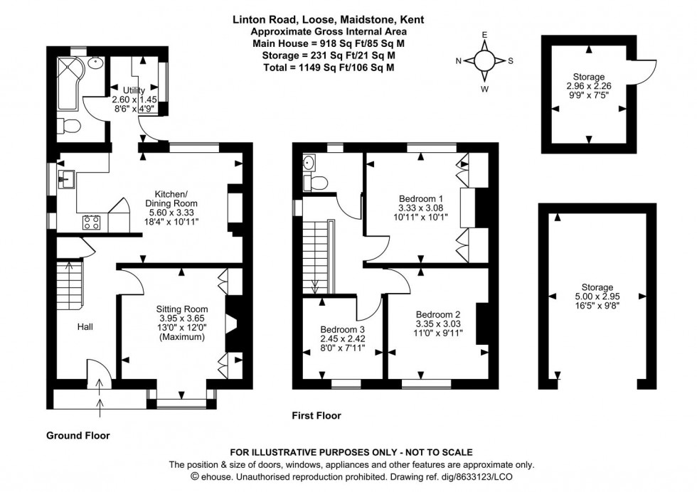 Floorplan for Linton Road, Loose, Maidstone