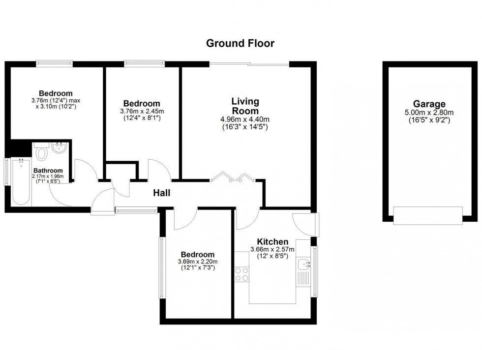 Floorplan for Spindle Glade, Maidstone