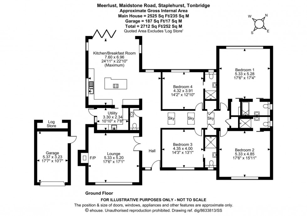 Floorplan for Maidstone Road, Staplehurst, Tonbridge