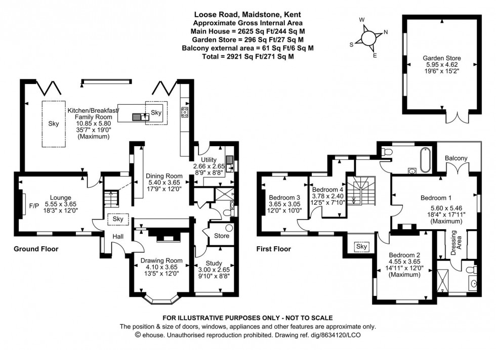 Floorplan for Loose Road, Maidstone