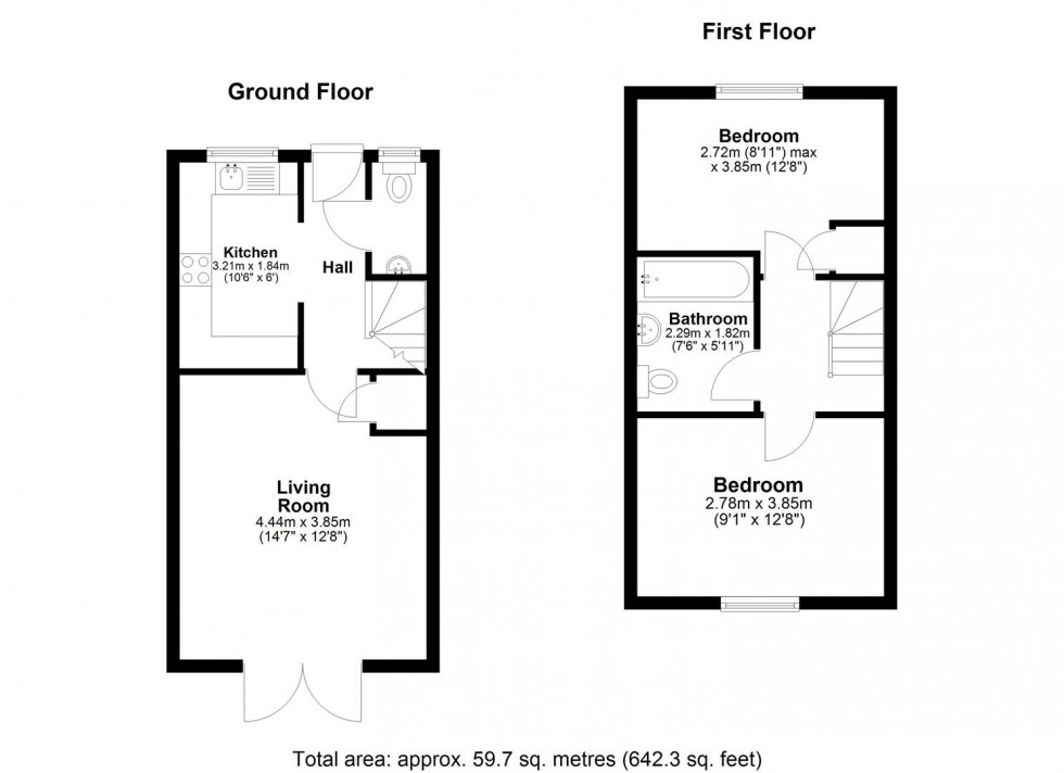 Floorplan for Oldfield Drive, Wouldham, Rochester